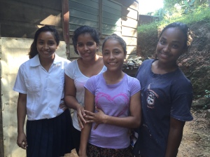 Kenya, Gabby, Jenny and Alisa from one of our home visits 